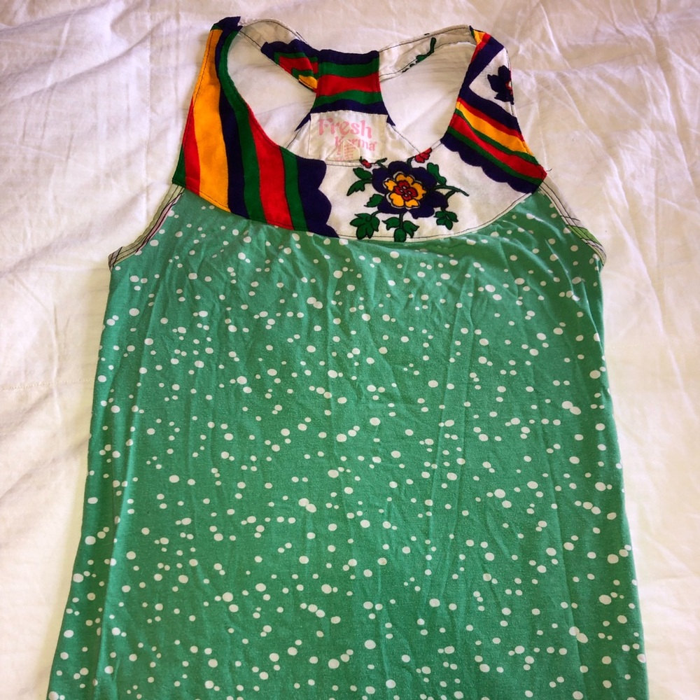 “Fresh Karma” Multi-colored Long Tank Top/Tunic